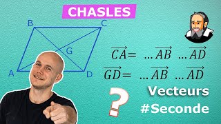 Décomposer un Vecteur avec CHASLES  Exercice Corrigé  Seconde [upl. by Rumit]