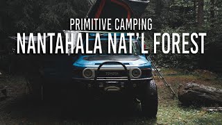 Primitive Camping in the Nantahala Natl Forest  Glen Falls Hike  GoPro 9 only [upl. by Asela458]