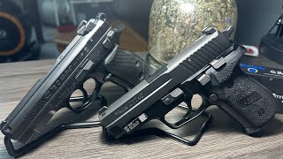 Sig P229 vs CZ 75D M11 A1 vs PCR  The Best Old School Carry Options [upl. by Hoeg]