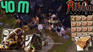 Ensillando 40 Millones en Monturas  Cocinando y Transportando  Albion Online [upl. by Yerrot]