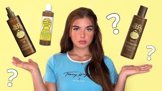 SUN BUM BROWNING LOTION  TANNING OIL REVIEW ☀️  THE BEST TANNING OIL TO GET A NATURAL TAN FAST [upl. by Halfon]