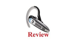 PLANTRONICS Voyager 520 Bluetooth Headset Review [upl. by Ainekahs479]