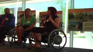 Gina Campbell speaking about being a Quadriplegic amp Disabled Parking [upl. by Einor]