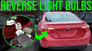 How to Replace Reverse Light Bulb  Toyota Corolla 20142018 [upl. by Lynch]