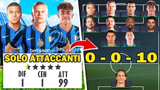 VINCERE LA CHAMPIONS LEAGUE CON 11 ATTACCANTI IN CAMPO CARRIERA IMPOSSIBILE [upl. by Sigmund]