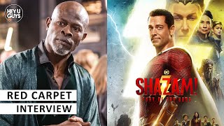 Shazam Fury of the Gods Premiere  Djimon Hounsou on continuing the emotional journey of Shazam [upl. by Claudell]