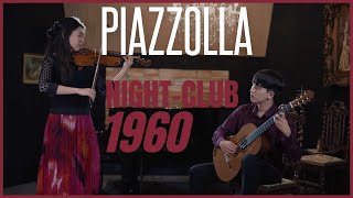 💃A Piazzolla NightClub 1960 from Histoire Du Tango perform by CHANTUE guitar amp GINA violin [upl. by Hammerskjold]