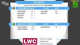 Blackley CC Yorks 1st XI v Mytholmroyd CC 1st XI [upl. by Iruahs]