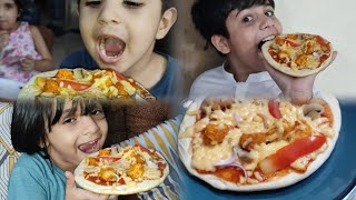 Homemade pizza recipe  quick and easy  vlog42 [upl. by Nahtanhoj98]