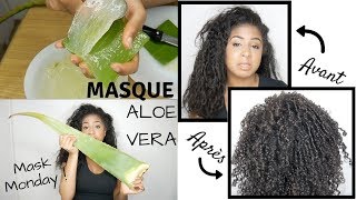 MASQUE CHEVEUX ALOE VERA I NaturalMaskMonday [upl. by Rog]