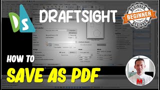 Draftsight How To Save As PDF [upl. by Neeleuqcaj]