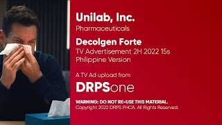 Decolgen Forte TV Ad 2H 2022 15s Philippines [upl. by Duster]