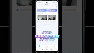 Dahua Playback Recording In DMSS App cctv dahua shorts [upl. by Thia]