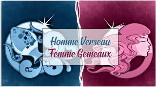 Homme Verseaux ♒ Femme Gémeaux ♊  Compatibilité Amoureuse [upl. by Michail]