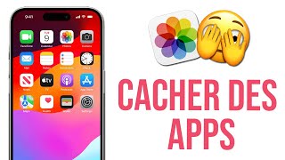 Cacher des applications sur iPhone iOS 18 [upl. by Wardlaw]