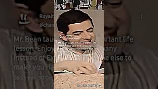 Important Life Lessons 💯 by Mr Bean  Rowan Atkinson Now  mrbean rowanatkinson inspiration [upl. by Efrem205]