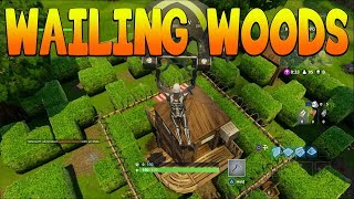 FIRST TIME LANDING IN WAILING WOODS Fortnite battle Royale [upl. by Cissy245]