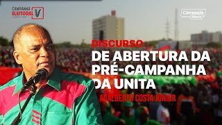 DISCURSO DE ADALBERTO COSTA JÚNIOR NO LANÇAMENTO DE PRÉ CAMPANHA ELEITORAL [upl. by Leiruh]