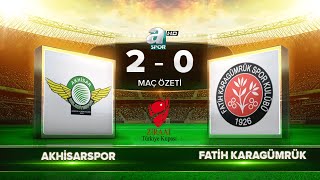 Akhisar Belediyespor 20 Fatih Karagümrük  Maç Özeti [upl. by Seraphina995]