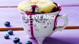 Blueberry Cloud Muffin Low Carb Breakfast [upl. by Akissej]