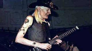 Johnny Winter warming up his fingers 1991 09 22 [upl. by Hudnut]