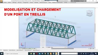 TUT0ROBOT STRUCTURAL ANALYSIS 2021ETUDE DUN PONT EN TREILLIS 1 [upl. by Ralfston686]