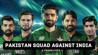 Pakistan squad against India  Aisa Cup  Reuloaded [upl. by Boris954]