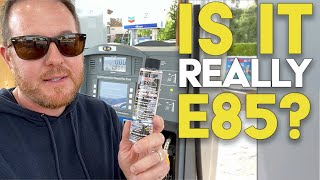 E85 Fuel Test at the Pump [upl. by Aserehtairam]