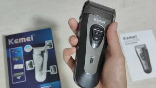 Kemei KM9038 Foil Professional Electric Shaver Portable Razo [upl. by Aekahs]