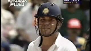 Sachin Tendulkar First Hundred vs Pakistan 1996 [upl. by Arbed]