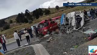 Accidente de tránsito en Bolivia deja 16 muertos [upl. by Gnuhp]