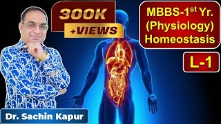 MBBS  First Year  1st Prof  General Physiology  Homeostasis L1  Dr Sachin Kapur  AIIMS [upl. by Alexei]