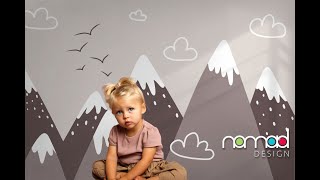 Papier peint mural autocollant Enfant  Nomad Design [upl. by Tnahsarp]