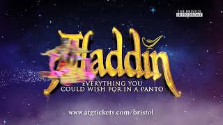 Aladdin  Bristol Hippodrome  ATG Tickets [upl. by Aara]