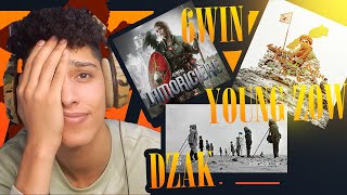 Dzak  young zow  6win REACTION 🔥🔥 [upl. by Lowenstein]