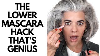 THE LOWER MASCARA HACK THATS GENIUS  Nikol Johnson [upl. by Suraved401]