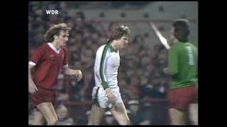 12041978 European Cup Semi Final 2nd leg LIVERPOOL v BORUSSIA MONCHENGLADBACH [upl. by Kurman]