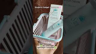 Bio Salix Sun Block  Students budget Sunscreen sunscreen skincareproduct getshine skincare [upl. by Ssur555]