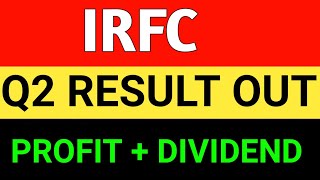 IRFC SHARE Q2 RESULT OUT  IRFC SHARE PRICE  IRFC SHARE TARGETS  IRFC SHARE [upl. by Ander245]