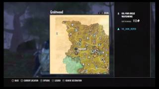 Elder Scrolls Online Grahtwood Treasure Map V 5 [upl. by Umont]