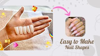 Easy to make trending nail shapes 💅 [upl. by Adnuhser752]