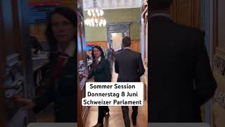 Sommer Session Donnerstag 8 Juni Schweizer Parlament parlch [upl. by Pani]