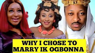 INI EDO REVEALS WHY SHE CHOSE TO MARRY IK OGBONNA AFTER THEIR SECRET AKWAIBOM TRADITIONAL WEDDING [upl. by Mindy]