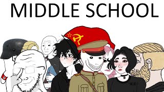 Types Of People In Middle School PART 1 [upl. by Idleman]