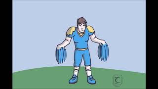 foot ball player turns into cheerleader tg animation [upl. by Ahsiya]