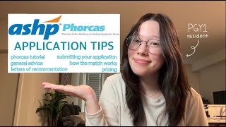 PGY1 Pharmacy Residency Applications  PhORCAS Tips amp Advice [upl. by Nawat]