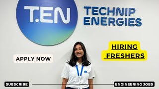 Technip Energies Hirings Fresher Diploma Engineer Mechanical Electrical Civil Engineer Jobs 2024 [upl. by Felicidad139]