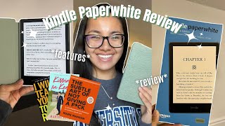 KINDLE PAPERWHITE REVIEW Signature Edition 11th gen How to use GoodReads Kindle Unlimited etc [upl. by Atsahc808]