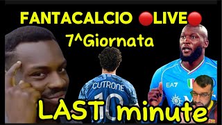 Consigli FANTACALCIO 7 giornata LAST MINUTE dalle 1800  04102024 [upl. by Wallack]