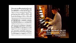 Schumanns Manfred Overture arranged for organ [upl. by Yecnay]